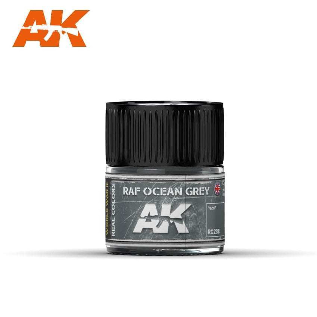 AKIRC288 Real Colors  RAF Ocean Grey Acrylic Lacquer Paint 10ml Bottle at MRS Hobby Shop, Sandy Utah, 84070 AKIRC288 Real Colors  RAF Ocean Grey Acrylic Lacquer Paint 10ml Bottle at MRS Hobby Shop, Sandy Utah, 84070
