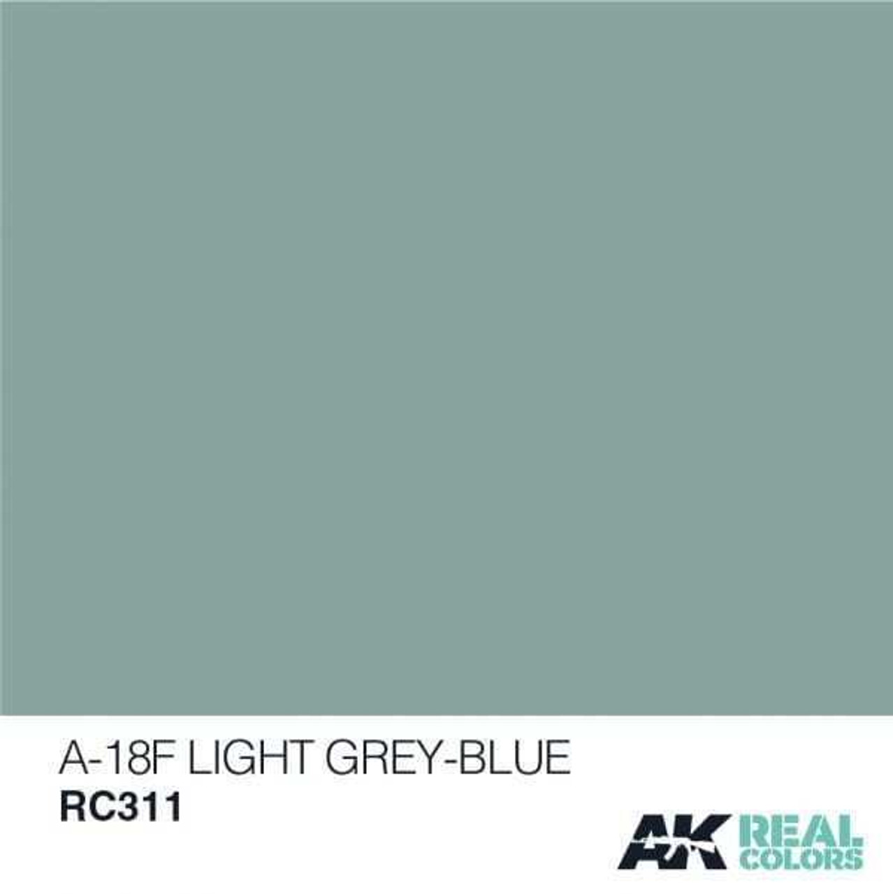 (D) AKIRC311   Real Colors A-18F Light Grey-Blue 10ml