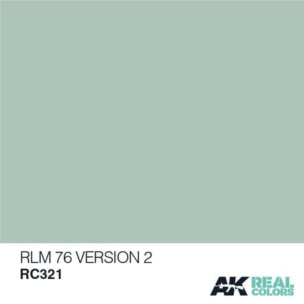 AKIRC321 Real Colors  RLM 76 Version 2 Acrylic Lacquer Paint 10ml Bottle AKIRC321 Real Colors  RLM 76 Version 2 Acrylic Lacquer Paint 10ml Bottle