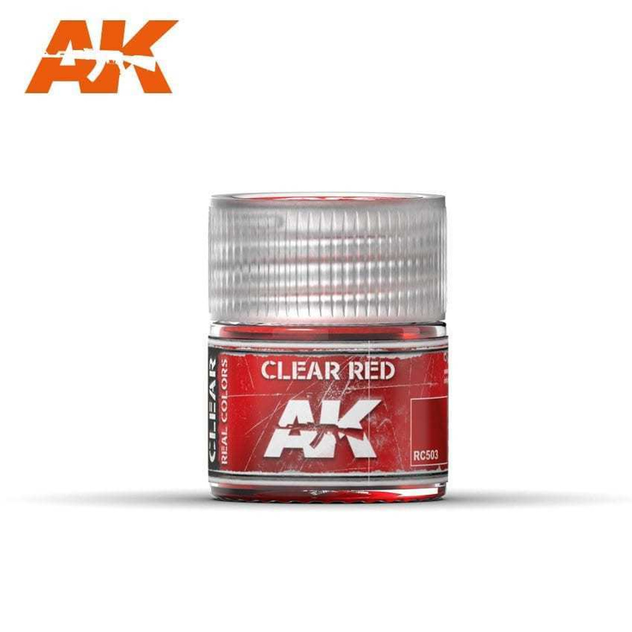 AKIRC503 Real Colors  Clear Red Acrylic Lacquer Paint 10ml Bottle AKIRC503 Real Colors  Clear Red Acrylic Lacquer Paint 10ml Bottle