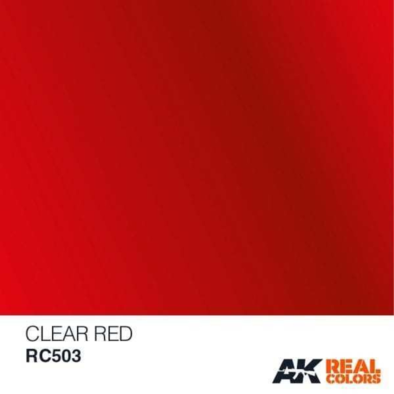 AKIRC503 Real Colors  Clear Red Acrylic Lacquer Paint 10ml Bottle AKIRC503 Real Colors  Clear Red Acrylic Lacquer Paint 10ml Bottle