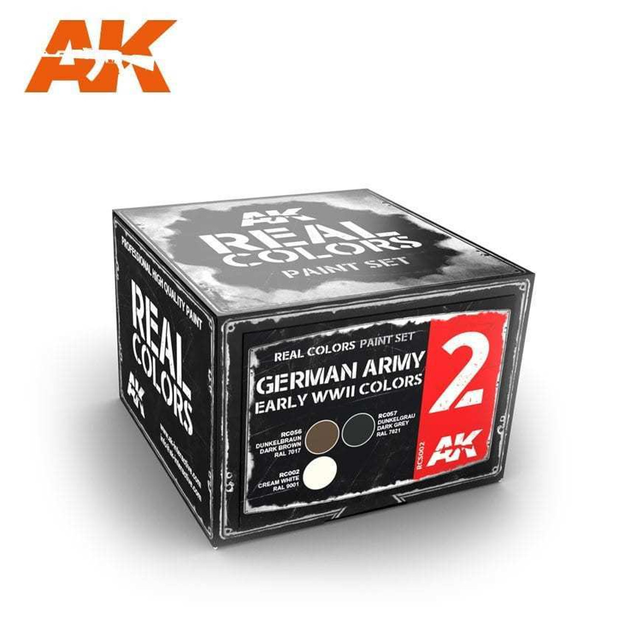 RCS2 Real Colors  German Army Early WWII Acrylic Lacquer Paint Set (3) 10ml Bottles RCS2 Real Colors  German Army Early WWII Acrylic Lacquer Paint Set (3) 10ml Bottles