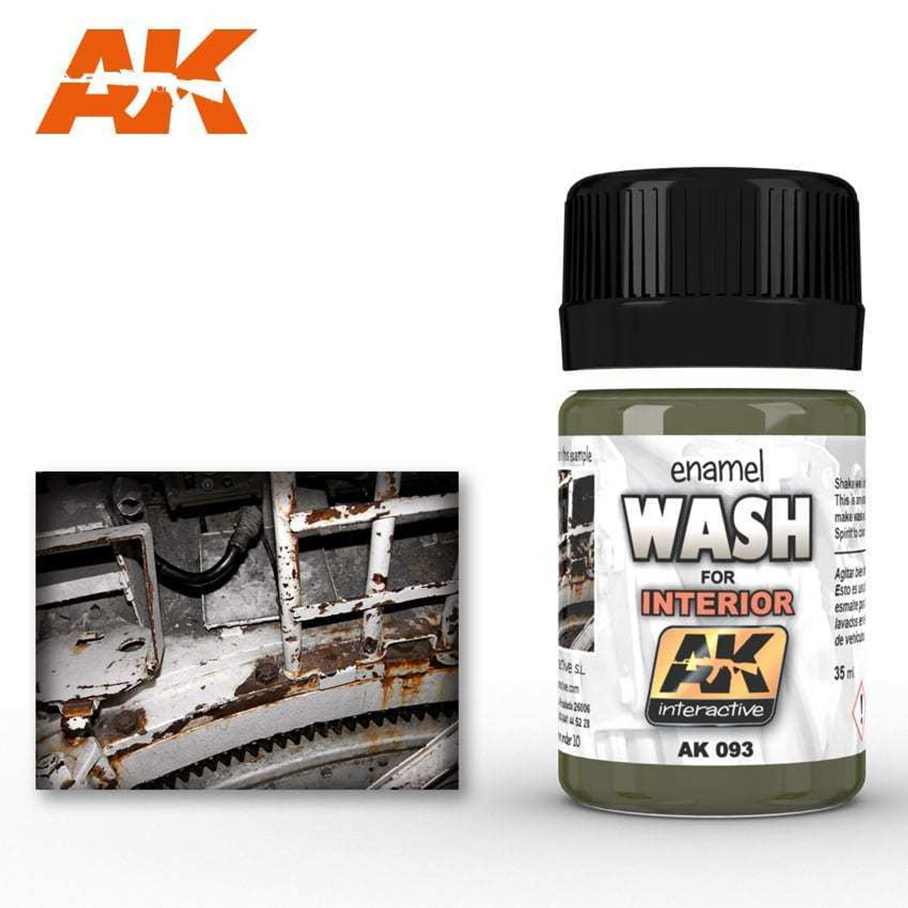 AKI093 AK Interactive Wash For Interiors at MRS Hobby Shop, Sandy Utah, 84070