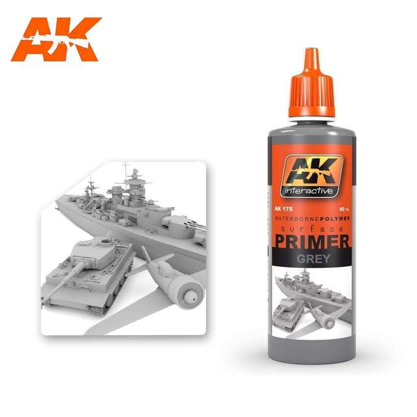 175 Grey Acrylic Primer 60ml Bottle