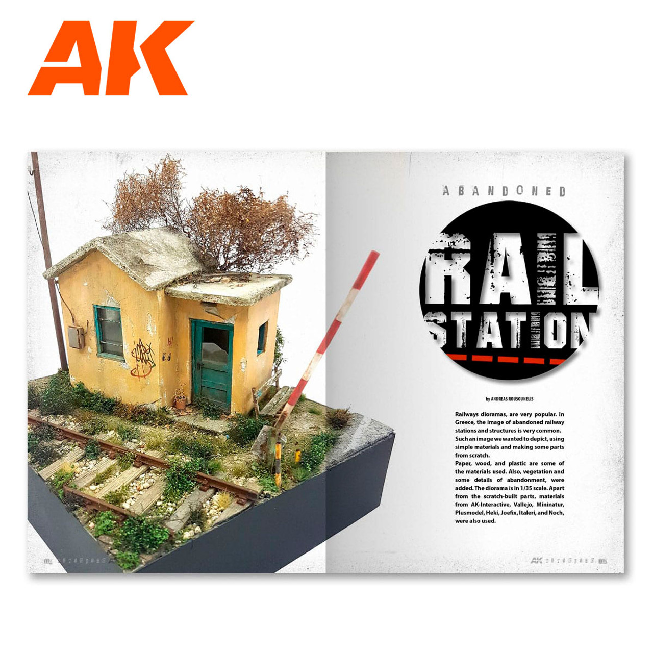 AKI287 Abandoned Little Treasures Weathering Technique Book