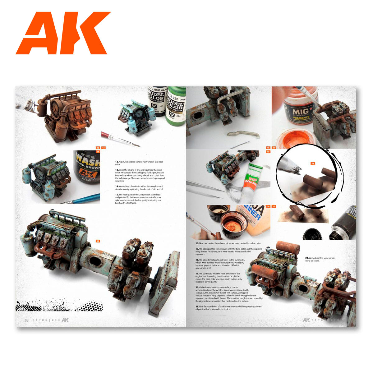 AKI287 Abandoned Little Treasures Weathering Technique Book