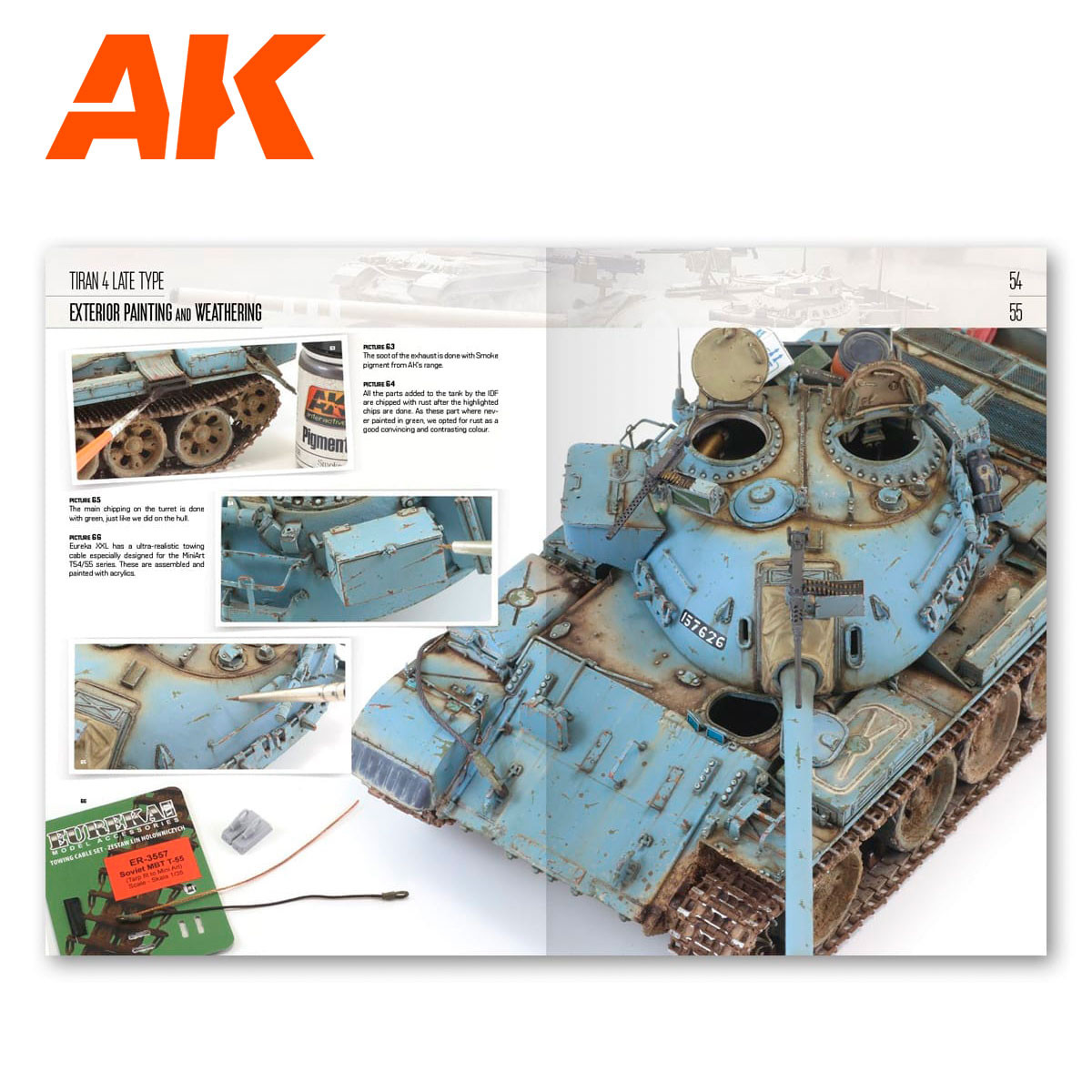 914 T54/T55 Modeling World's Most Iconic Tank Book (Semi-Hardback