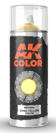 1024 Sand Yellow Lacquer Paint 150ml Spray