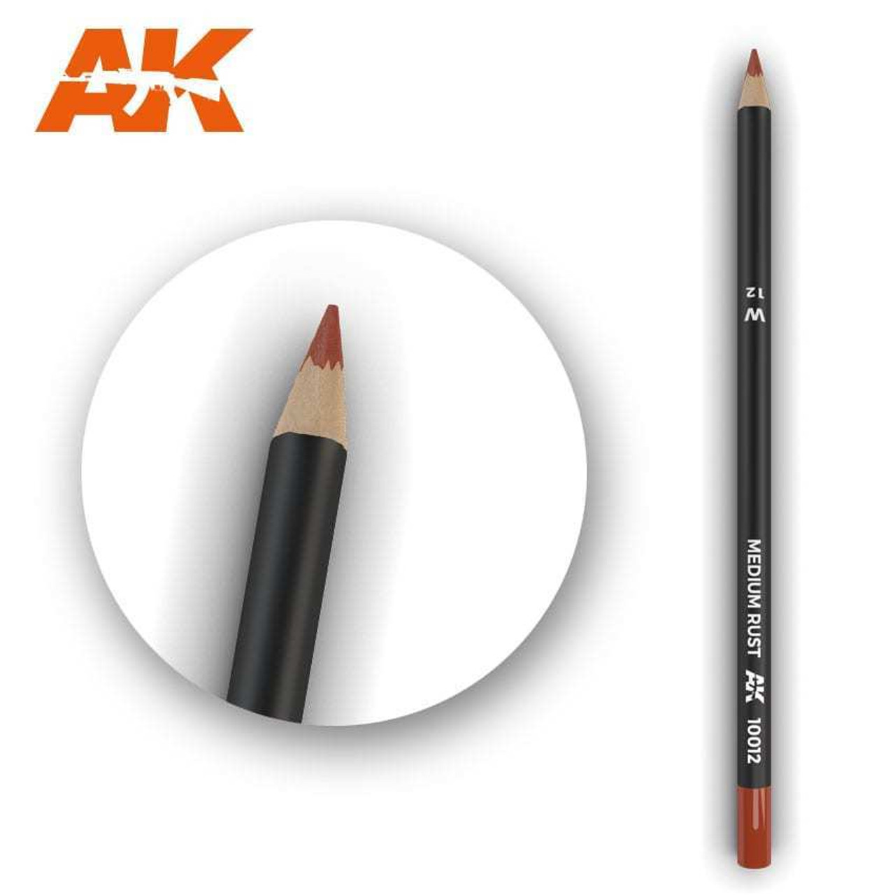AKI10012 Weathering Pencils Medium Rust at MRS Hobby Shop, Sandy Utah, 84070