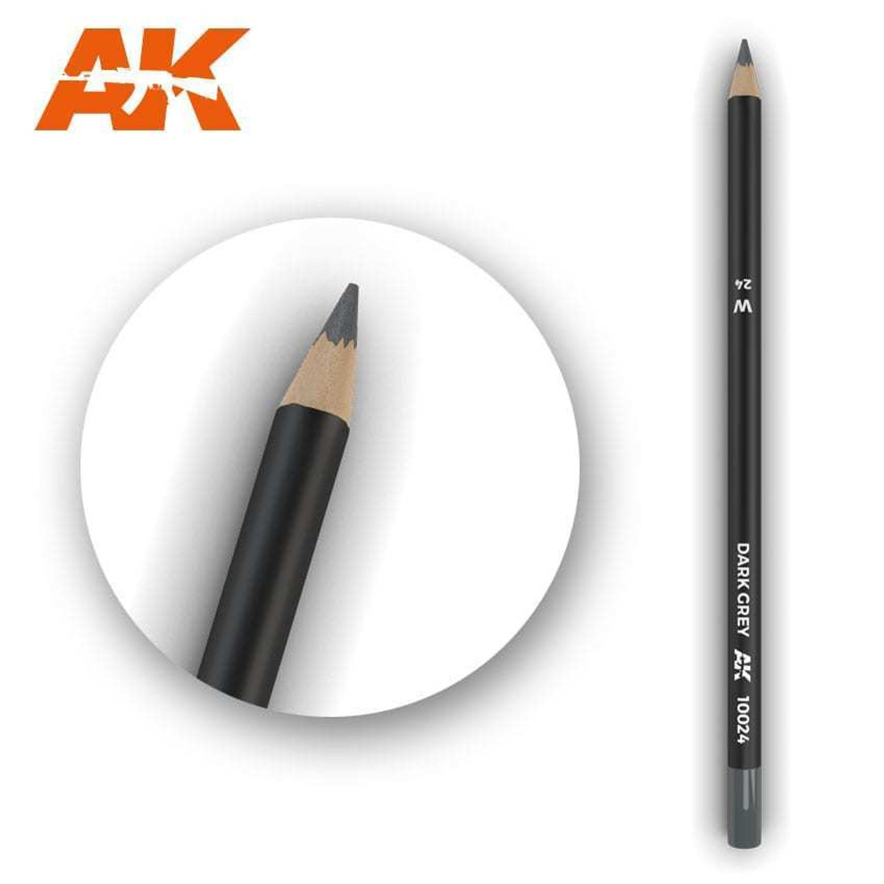 AK Interactive 10024 Weathering Pencils  Dark Grey at MRS Hobby Shop Sandy, Utah, 84070