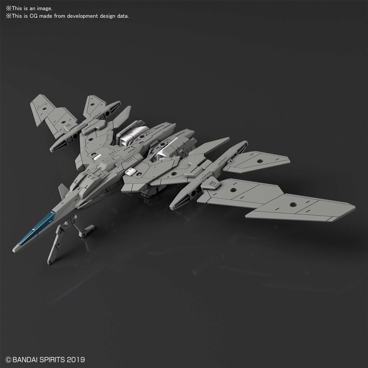 BAN2518743 Bandai Spirits 30 Minute Missions #02 1/144 Extended Armament Vehicle (Air Fighter Ver.) (Gray)