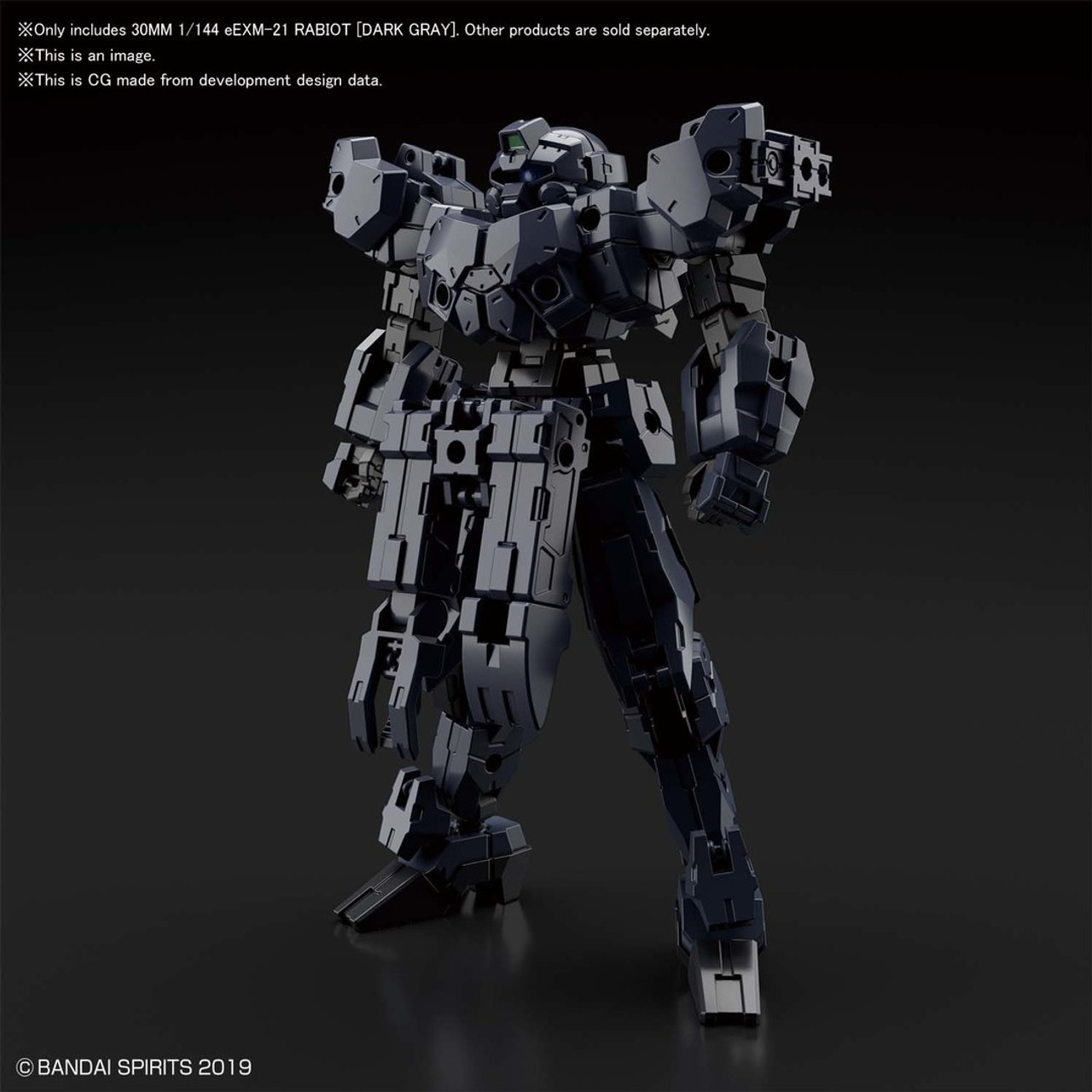 2530617 Bandai Spirits 30 Minute Missions #18 Rabiot Option Armor For Base Attack (Dark Gray)
