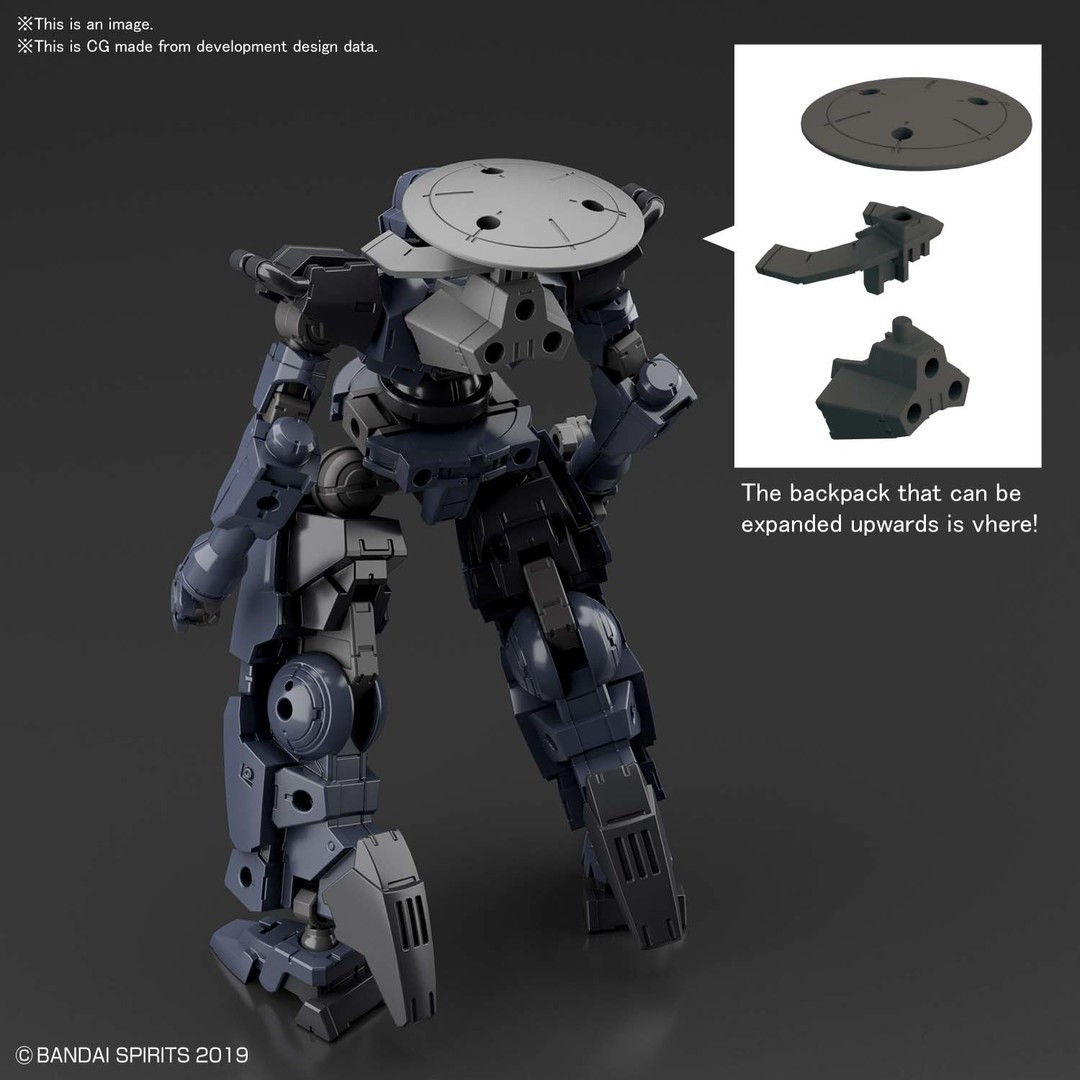 BAN2518689  #27 bEXM-14T Cielnova (Dark Gray) "30 Minute missions", Bandai Spirits 30MM
