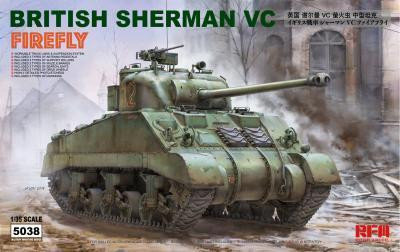 5038 British Sherman VC Firefly 1/35 with WORKABLE TRACK LINKS