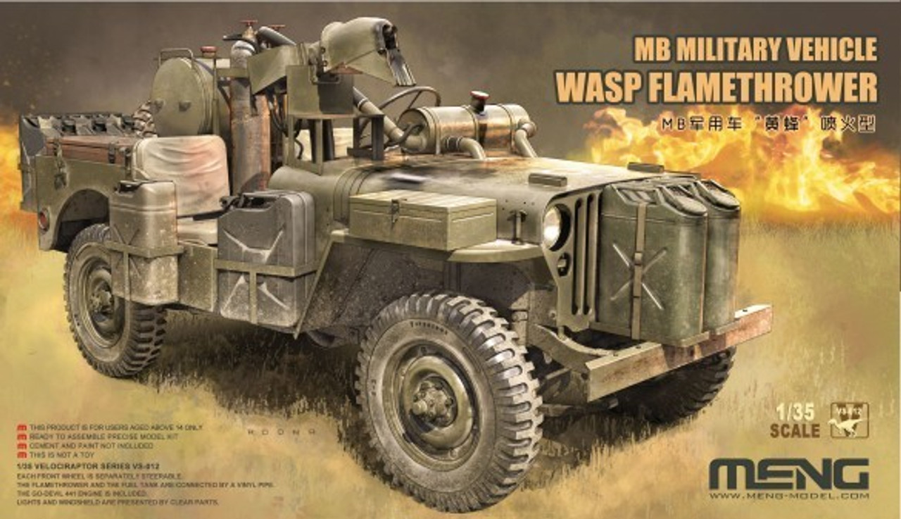 VS12 Wasp Flamethrower MB Military Vehicle 1/35