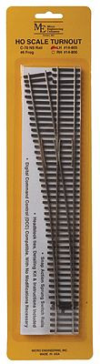 MEC14805 Code 70 Flex-Track(TM) #6 Turnout -- Left-Hand