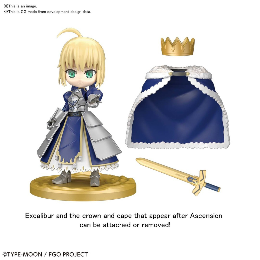5060260 #08 Saber/Altria Pendragon "Fate Grand Order", Bandai Spirits Petitrits