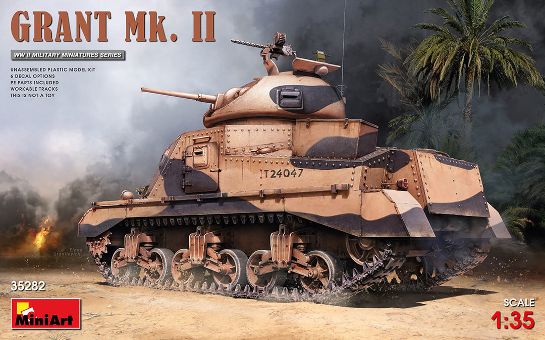 35282 Grant Mk II Tank (MAY) 1/35
