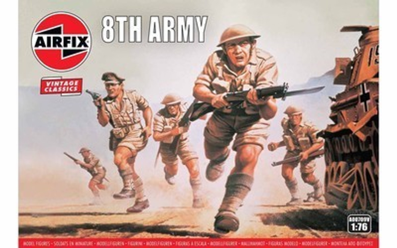 ARX00709V British 8th Army - Desert Rats 1/76