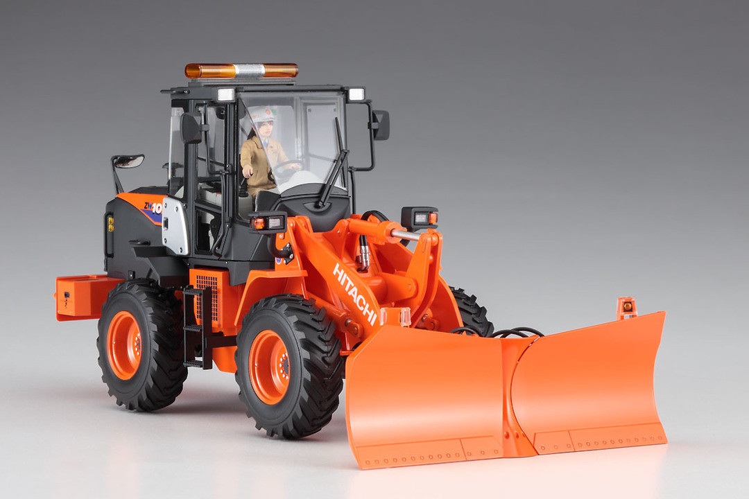66102 Hitachi ZW100-6 Multi-Plow Wheel Loader (Snowplow) Construction Machinery 1/35 (New Tool)