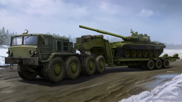 1065 MAZ537G Late Production Tank Transporter w/ChMZAP9990 Semi-Trailer 1/35