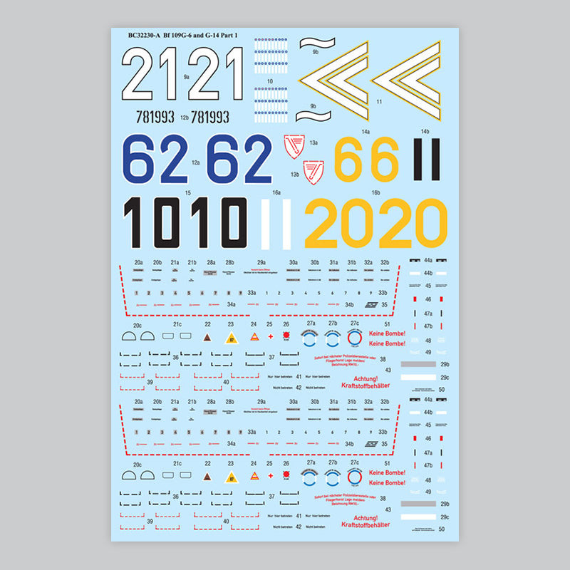 BC32230 Messerschmitt Bf-109G-6 and G-14 Part 1