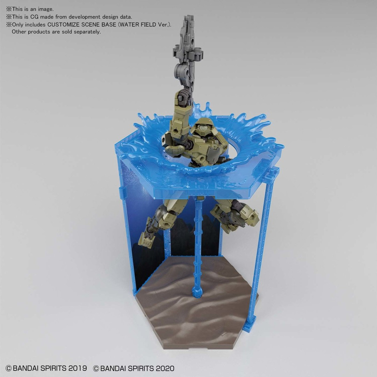 BAN2532167 Bandai Spirits 30 Minute Missions 1/144 #05 Customize Scene Base (Water Field Ver.)