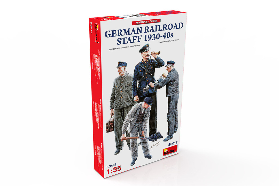 38012 German Railroad Staff 1930-40s 1/35