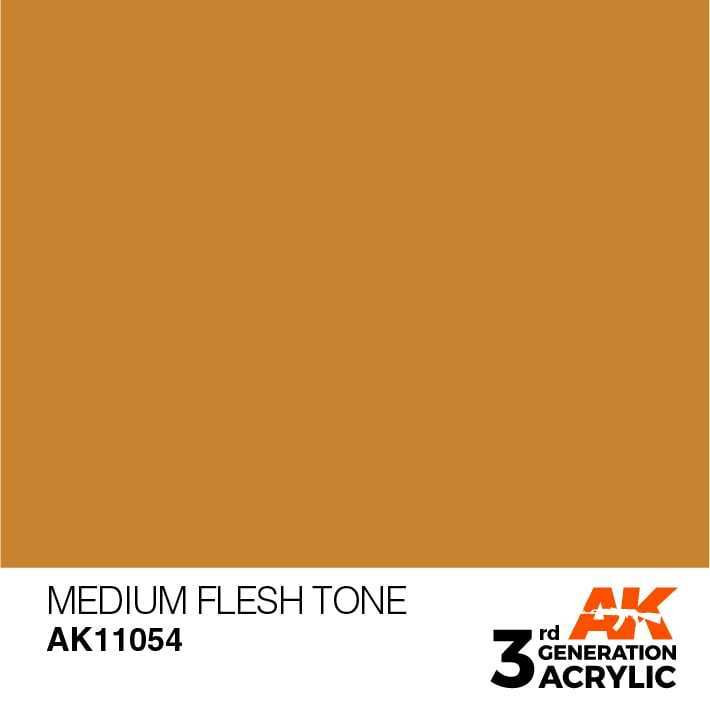 AKI11054 AK Interactive 3G Acrylic Medium Flesh Tone 17ml