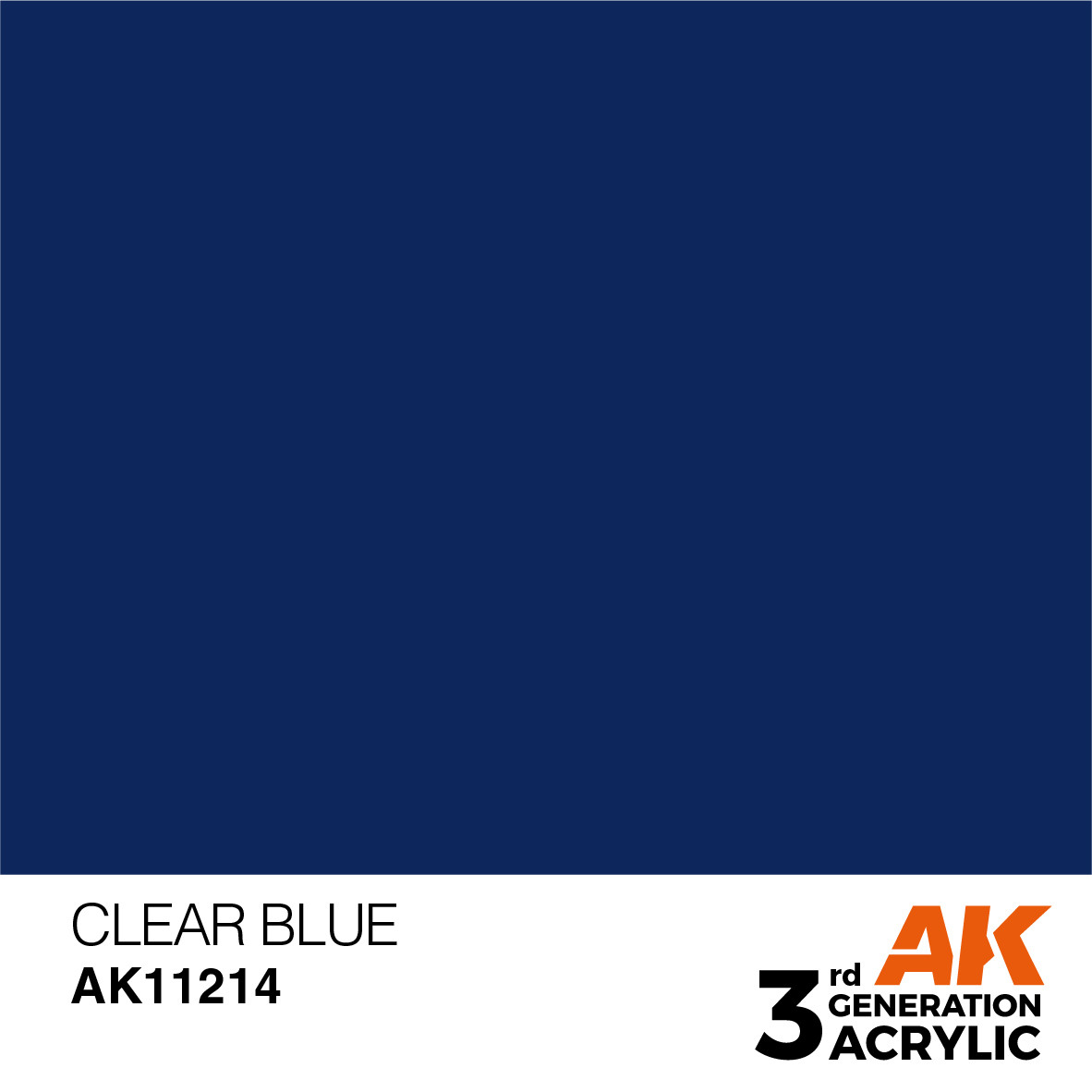 AKI11214 AK Interactive 3rd Gen Acrylic Clear Blue 17ml at MRS Hobby Shop, Sandy Utah, 84070