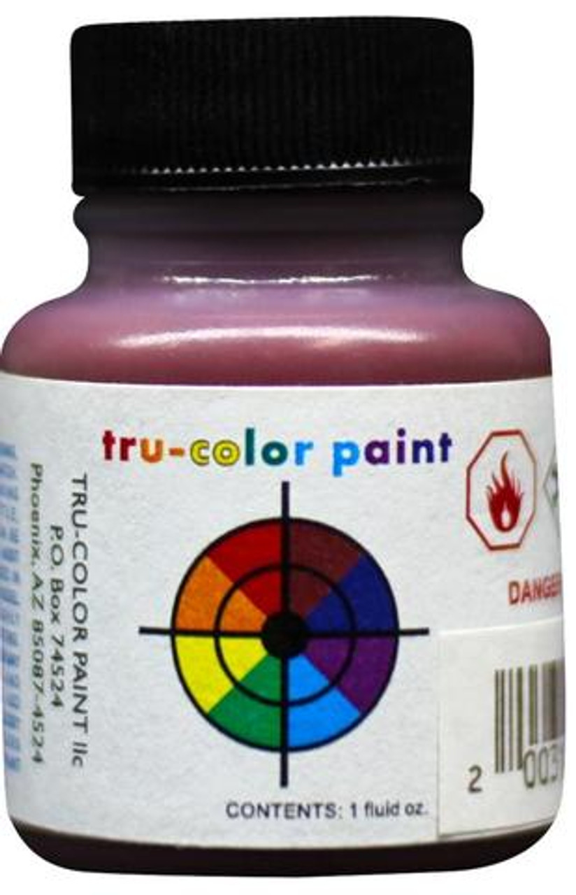 201 Railroad Color Acrylic Paint 1oz 29.6ml -- Texas & New Orleans 1949-55 Freight Car Red