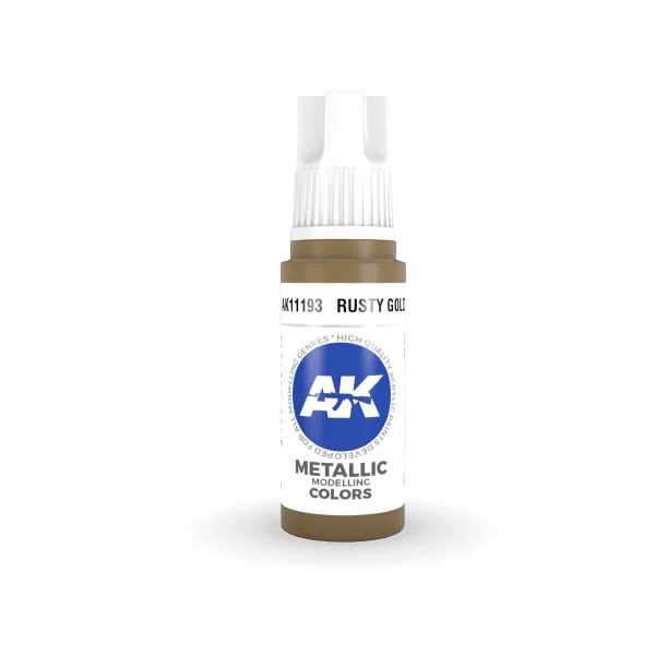 AKI11193 Rusty Gold 3rd Gen Acrylic 17ml
