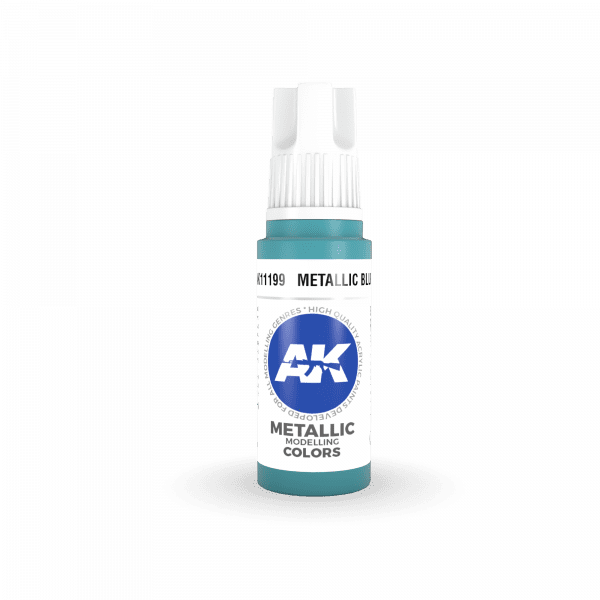 AKI11199 Metallic Blue 3rd Gen Acrylic 17ml