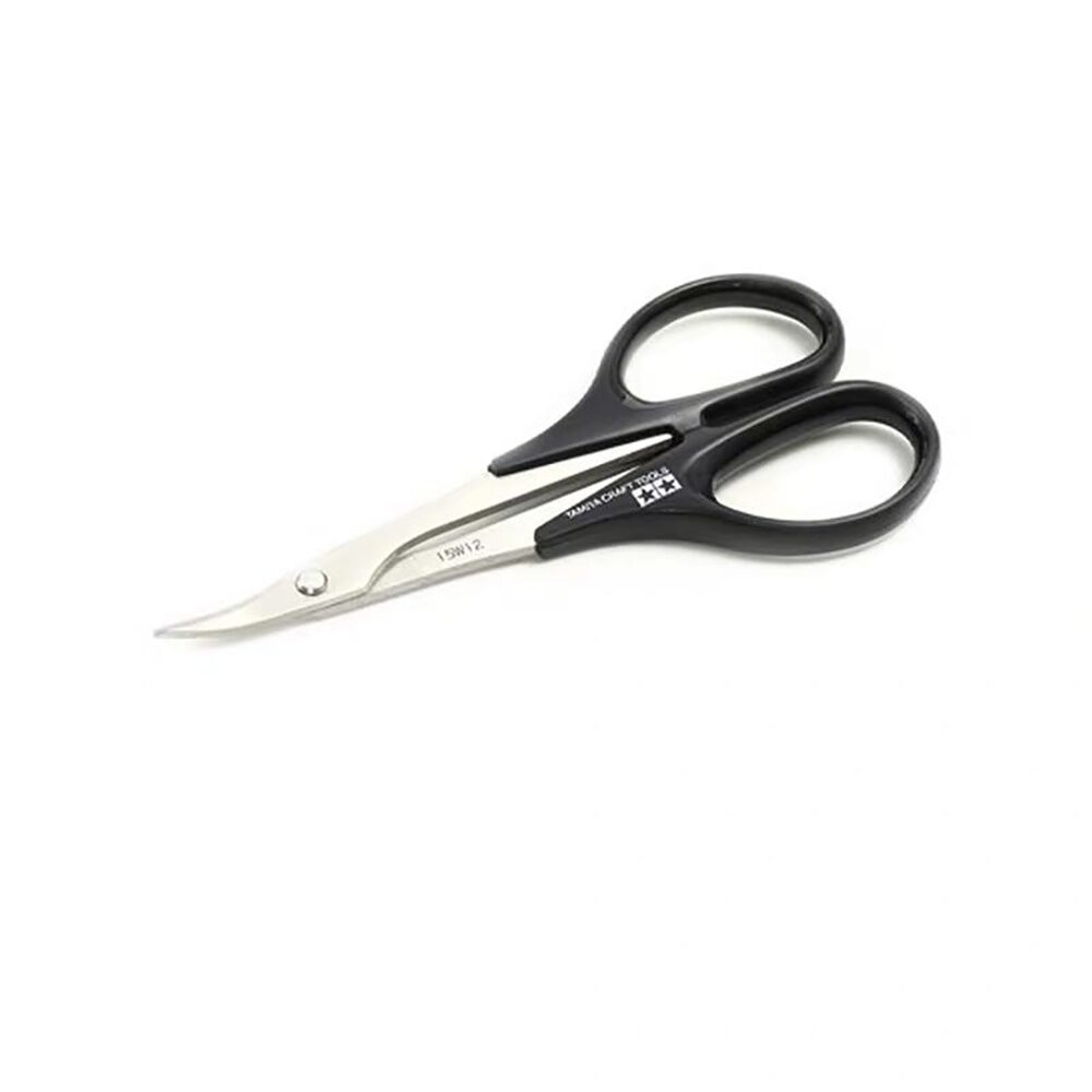 Curved Tip Scissor - Ti-coated  for RC Car Body