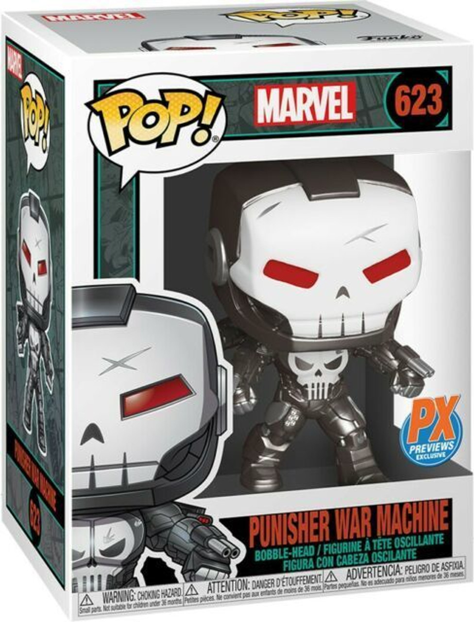 198704 Marvel Punisher War Machine Pop! Vinyl Figure - PX