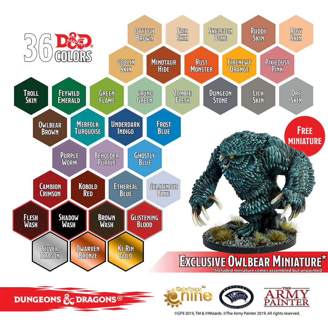 ARM75002  D&D Monsters Paint Set