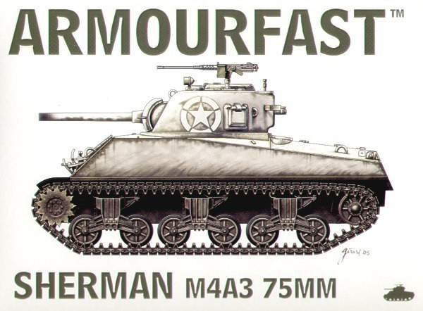 99014 M4A3 Sherman 75mm gun 1/72 Pack includes 2 snap together tank kits