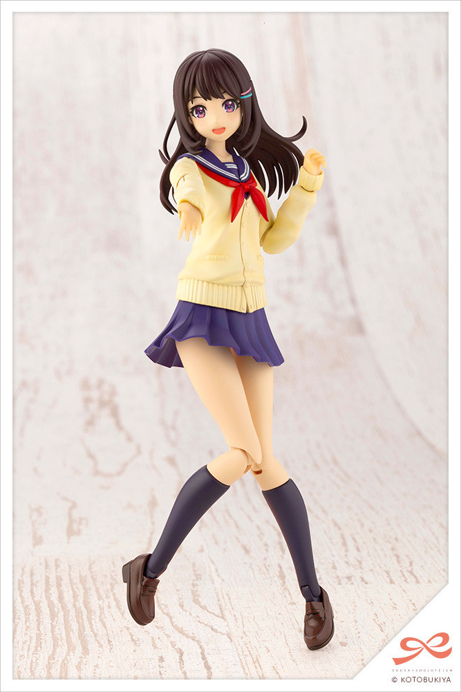 KBYJK001 Madoka Yuki High School, Sousai Shojo Teien Series Figure Kit 1/10
