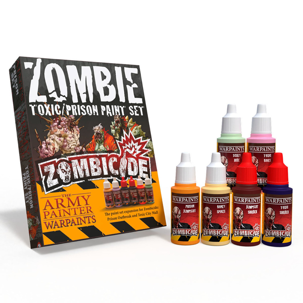 (D) WP8008 Zombicide  Toxic Prison Expansion Paint Set