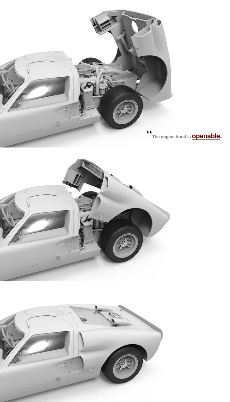MGKRS2  Ford GT40 Mk.II 1966, Racing Series 1/12