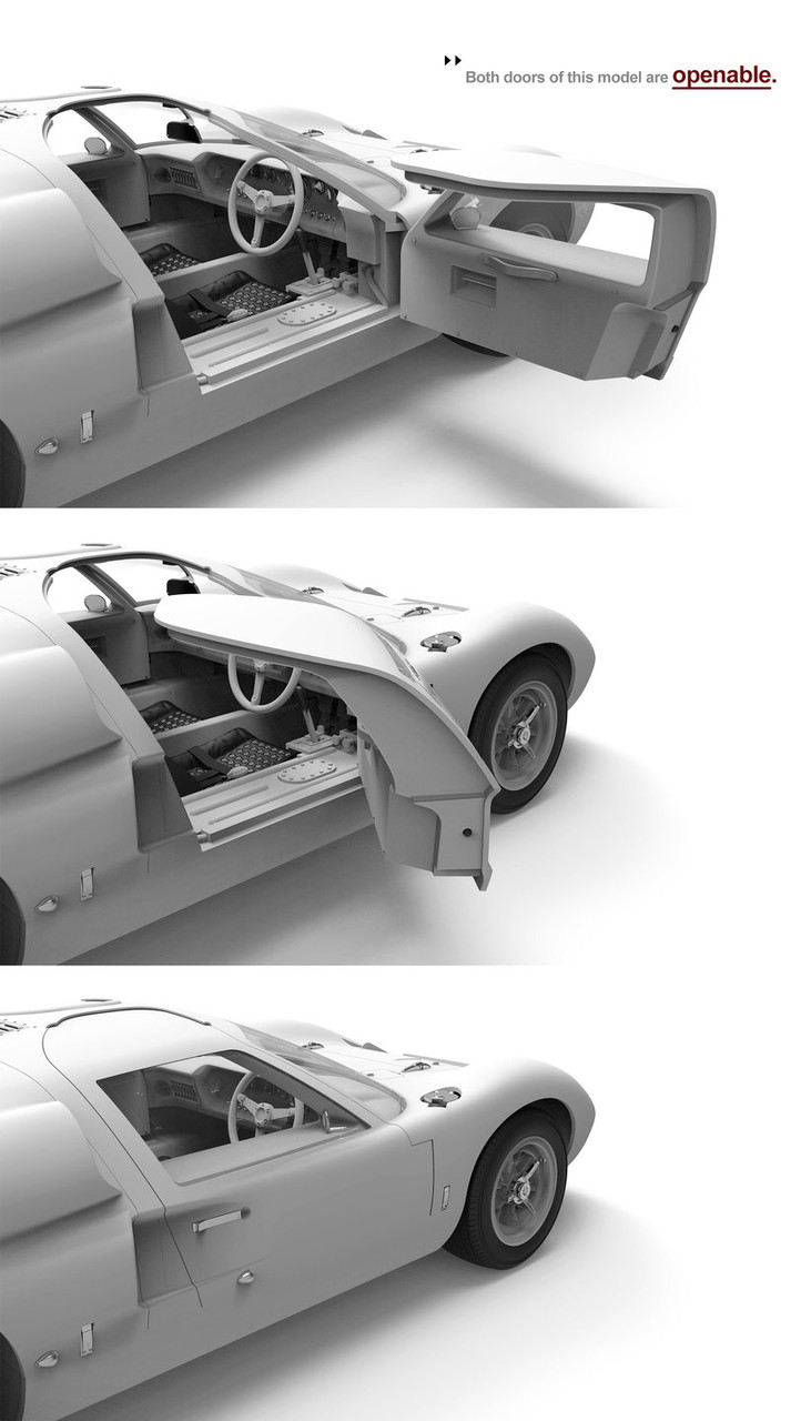 MGKRS2  Ford GT40 Mk.II 1966, Racing Series 1/12