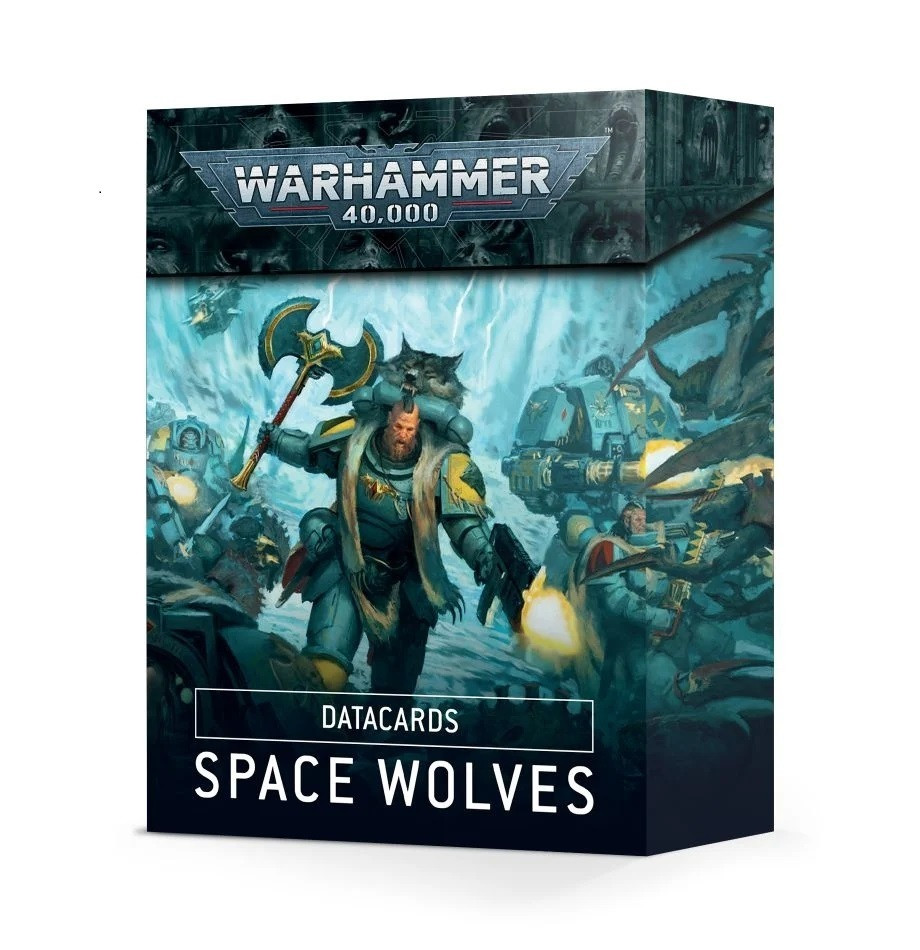 53-02 DATACARDS : SPACE WOLVES  (D)