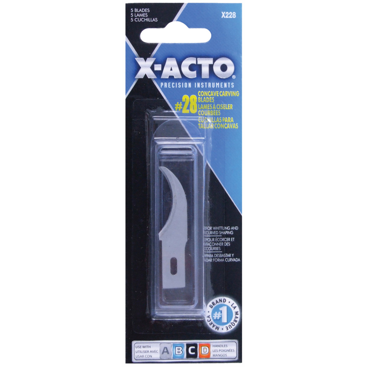(D) 228 #28 BLADE, CARDED (5/PK)