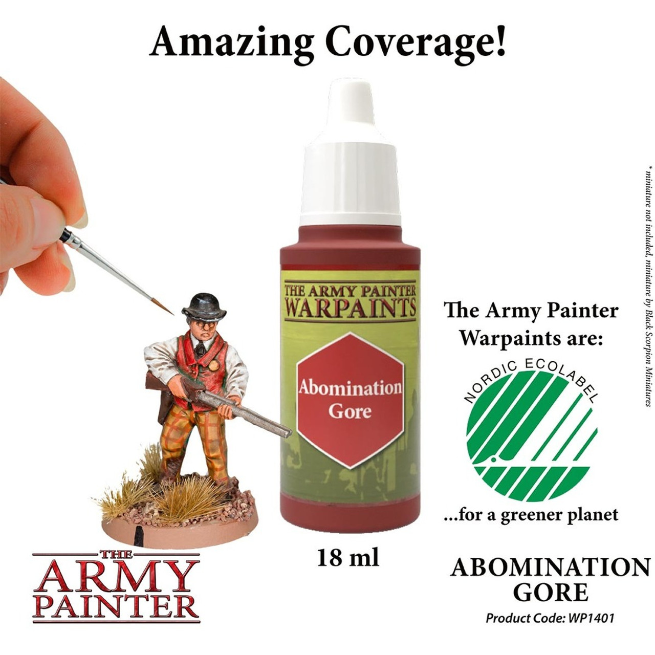 ARMWP1401 Abomination Gore - Acrylic Paint for Miniatures in 18 ml Dropper Bottle