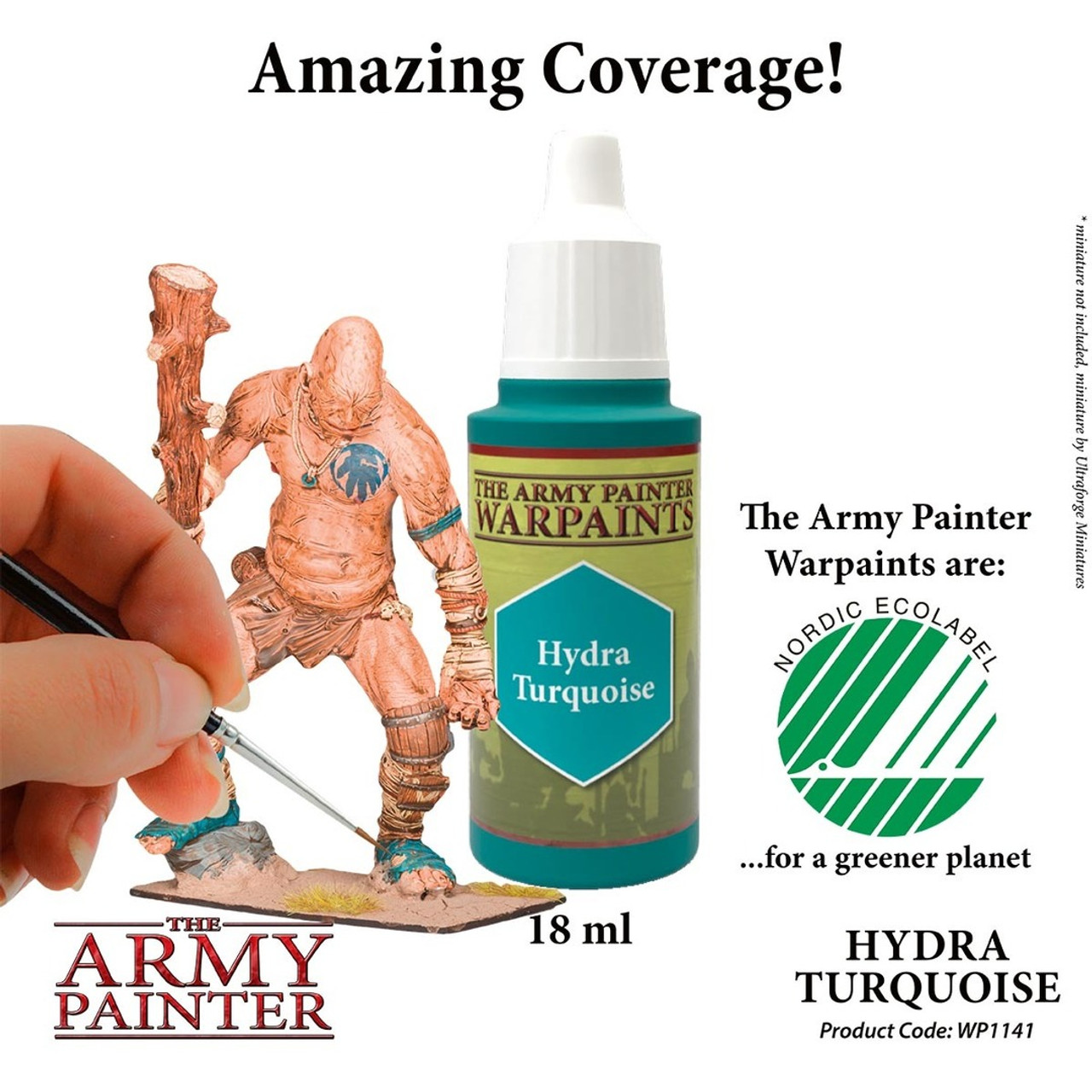 ARMWP1141  Hydra Turquoise  - Acrylic Paint for Miniatures in 18 ml Dropper Bottle