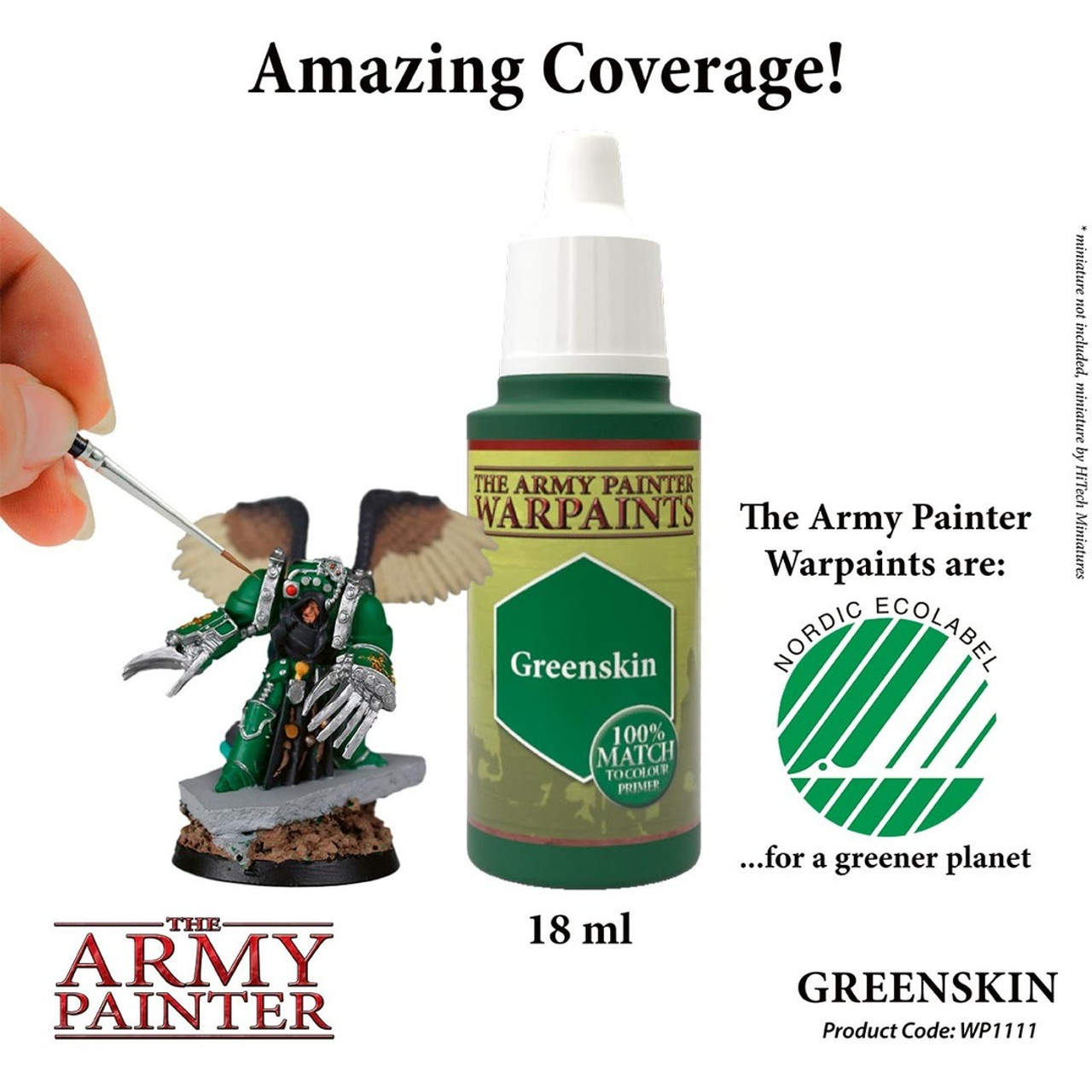 ARMWP1111 Greenskin  -Acrylic Paint for Miniatures in 18 ml Dropper Bottle