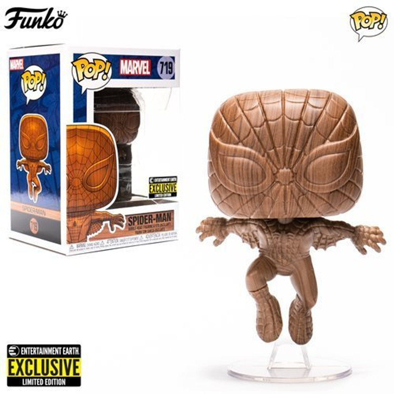 FU3W3D52216EE Spider-Man Wood Deco Pop! Vinyl Figure - Entertainment Earth Exclusive FU3W3D52216EE Spider-Man Wood Deco Pop! Vinyl Figure - Entertainment Earth Exclusive