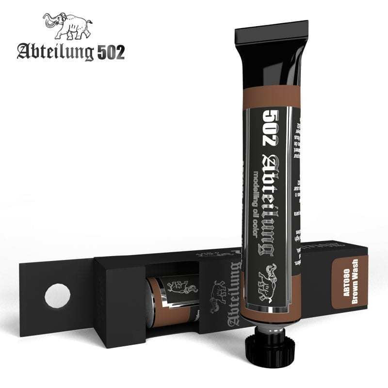 ABT080 Weathering Oil Paint Brown Wash  20ml Tube
