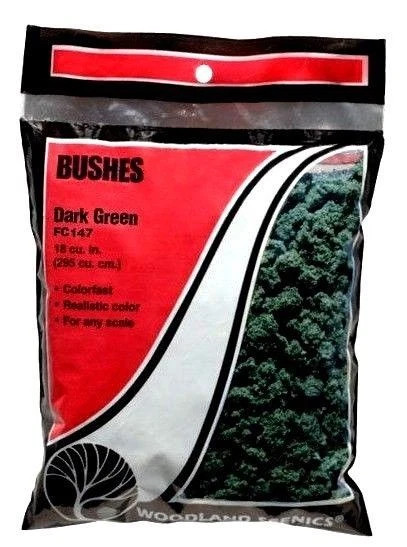 WOOFC147 Bushes Bag  Dark Green/18ci