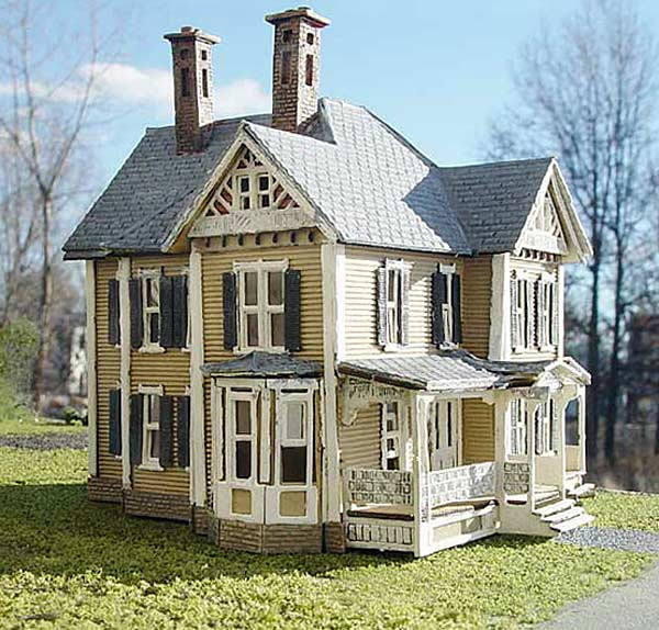 800 N Scale Dubois House - Laser-Art -- Kit